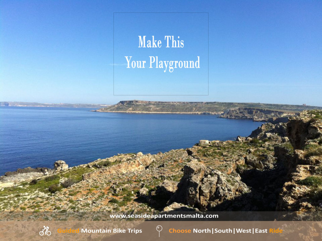Stunning Views While on Mountain Bike Tour in Malta
