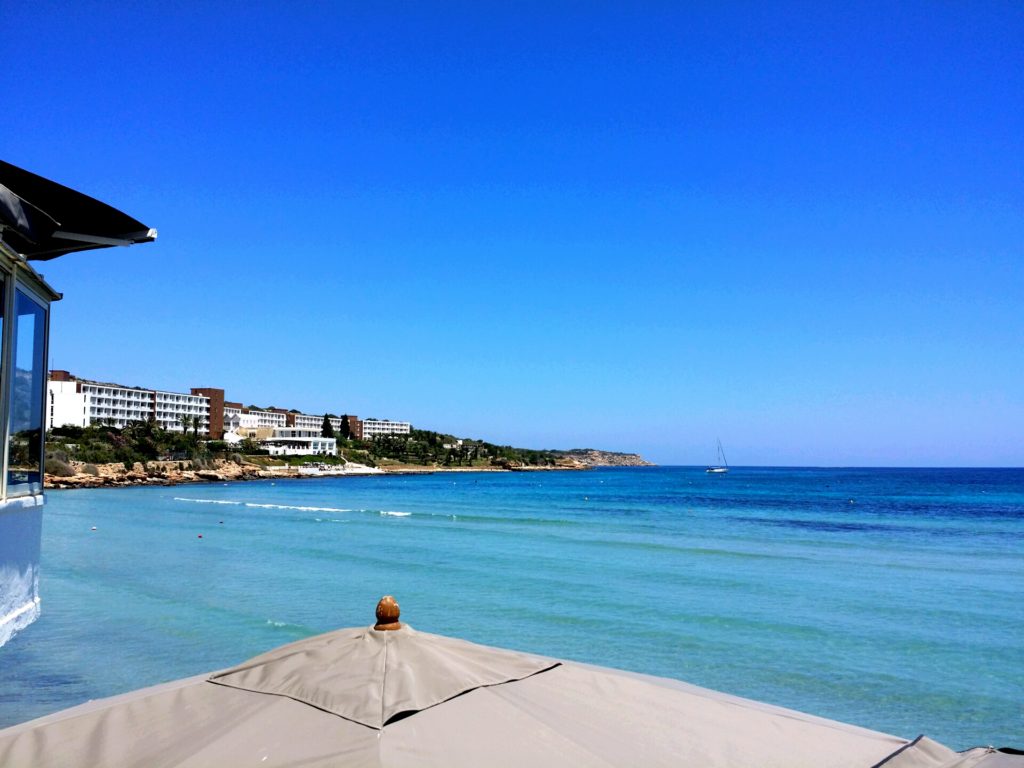 The view from Munchies Restaurant in Mellieha on the way to Gozo Ferry
