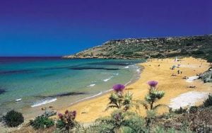 Rambla Bay in Gozo - Island of Calypso